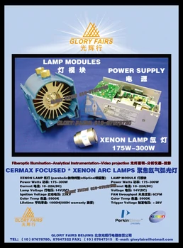 Источник питания ксеноновой лампы Excelitas PS300-11 PS300-12 мощностью 300 Вт Лампа PerkinElmer PS300-11A PS300-12A