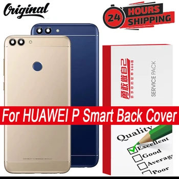 Новый Оригинал Для HUAWEI P Smart FIG-LX1 Enjoy 7S Крышка Батарейного Отсека Корпус Задней Двери Задняя Крышка Запасные Части