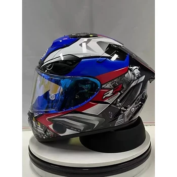 Мотоциклетный шлем с полным лицом X14 синий RR1000 шлем Для Мотокросса Мотобайк Шлем для верховой езды Casco De Motocicleta