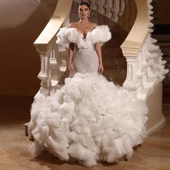 Потрясающее свадебное платье 