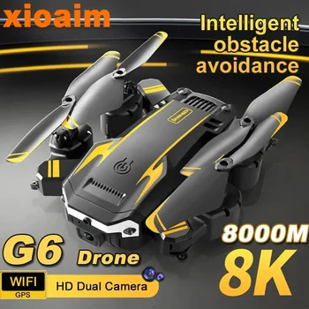 Для Xiaomi G6 Drone 5G 8K Профессиональная HD Аэрофотосъемка Всенаправленный Обход Препятствий GPS Квадрокоптер Aerocraft Игрушки