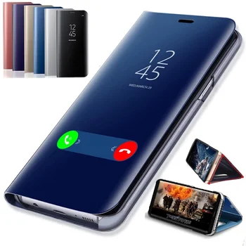 Смарт-Зеркальный Флип-чехол Для телефона Samsung Galaxy M13 4G Кожаный Чехол-подставка для Samung M23 M33 M53 5G 2022 Kickstand Coque