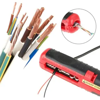 Многофункциональный резак для зачистки проводов кабеля плоскогубцы Инструмент с ручкой Аппаратный инструмент портативный зажим для линии прокладки