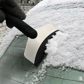 Прочная Автомобильная лопата для снега Скребок для удаления снега с лобового стекла Автомобиля Лопата для льда Инструмент для чистки окон всех автомобилей Снег