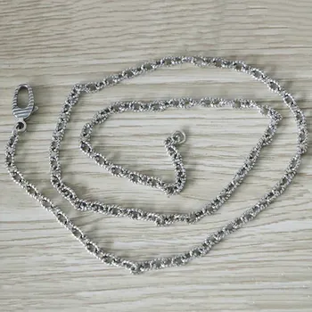 Антикварная Тайская Серебряная Цепочка из жареного теста в стиле Панк, ожерелье из Стерлингового серебра, тенденции мужской и женской моды в Европе и Америке
