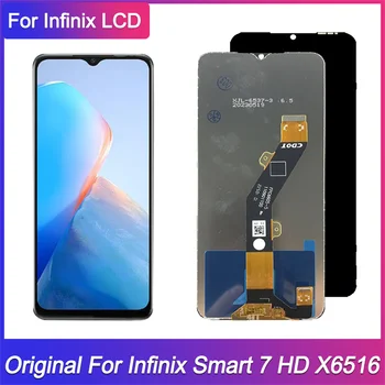 Оригинал для Infinix Smart 7 HD X6516 ЖК-дисплей с сенсорным экраном и цифровым преобразователем в сборе для Infinix Smart7 HD X6516 Дисплей