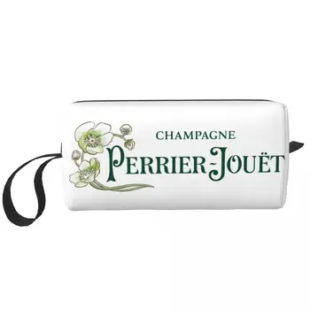 Косметичка с логотипом Perrier Champagne Jouets Женская Милая Косметичка большой емкости для хранения косметических принадлежностей