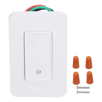 WiFi Умный выключатель света, Совместимый с приложением Smart Life для Обустройства дома, Белый 120 В