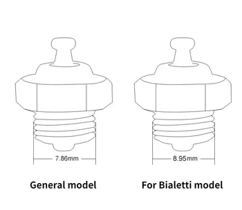 Редукционные клапаны Espresso Moka PotCoffee для Bialetti Valve Напорный клапан из нержавеющей стали