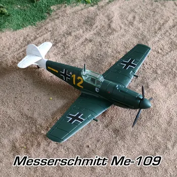 Модель самолета в масштабе 1/87 HO времен Второй мировой войны Messerschmitt Me-109, Миниатюрная коллекция, Песочный стол, Пейзаж