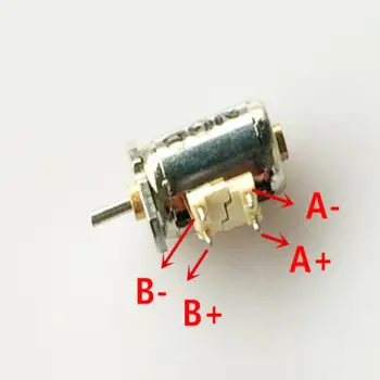 2-фазный 4-проводной микро-шаговый двигатель диаметром 10 мм, миниатюрная цифровая камера с мини-шаговым двигателем диаметром 10 мм