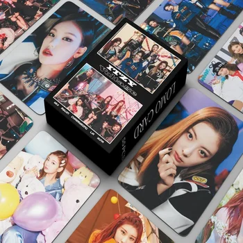 54шт фотокарточка Kpop ITZY TWICE Новая фотокарточка Ablum Подарок фанатам с милым принтом плаката 2022 Корейская открытка Lomo Cards
