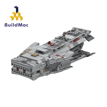 MOC Space War Военный Сокол UCS Escape Дирижабль Строительные Блоки Совместимые 75192 Империя Модель Космического Корабля Кирпичи Игрушка Для Детей