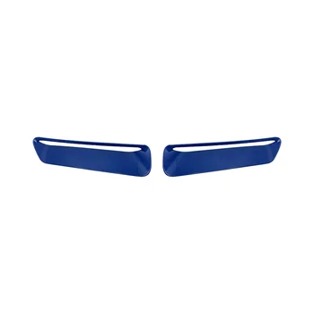Отделка выхода воздуха из капота кондиционера Внешние Аксессуары для Dodge Challenger 2015-2022 ABS 2ШТ Синий