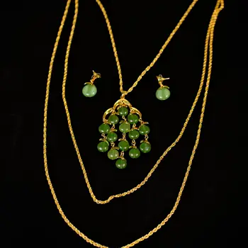 Древняя тяжелая промышленность [Ожерелье с водопадом], винтажное модное ожерелье, винтажные украшения, европейские и американские ретро-женщины
