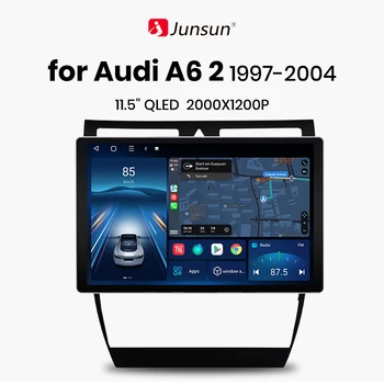 Junsun X7 PRO 11,5 “2K AI Voice Беспроводной CarPlay Android Авторадио для Audi A6 C5 1997-2004 S6 RS6 Мультимедийное авторадио