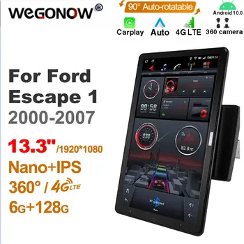 Android 10,0 Собственное автомобильное радио Auto для Ford Escape 1/MAZDA TRIBUTE 2000-2007 13,3 