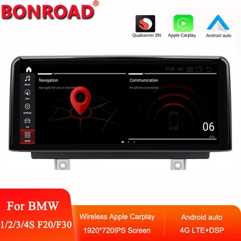 Bonroad Android Автомобильный Мультимедийный Плеер Радио для BMW 1/2/3/4 Серии F20/F21/F22/F30/F31/F32/F33/F34 Carplay 1920*720IPS Экран