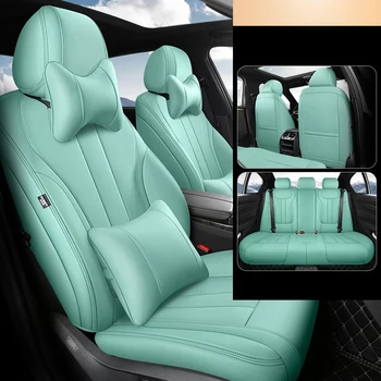 Кожаный чехол для автомобильного сиденья на заказ, полный комплект для Dodge Journey 2009 2010 2011 2012 2013 Аксессуары для защиты автокресел