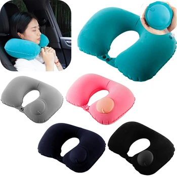 U-образная надувная подушка для путешествий, подушка для шеи, подголовник для автомобиля, Воздушные подушки, подушка для путешествий, Офисный подголовник для сна, Воздушная подушка для шеи