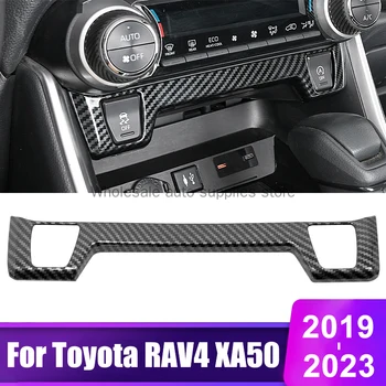 Для Toyota RAV4 2019 2020 2021 2022 2023 RAV 4 XA50 Hybrid LE XLE Автомобильное Центральное Управление Кнопка Обогрева Сиденья Накладка Аксессуары