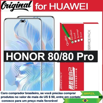 Замена OLED-ЖК-дисплея для HUAWEI Honor 80 Pro, оригинальный сенсорный дисплей, ANP-AN00, ANN-AN00