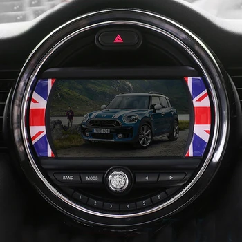 Боковой Экран Навигатора Кристалл Эпоксидная Наклейка Наклейки Для BMW MINI Cooper S JCW One F54 Clubman F55 F56 F60 Countryman Стайлинг Автомобиля