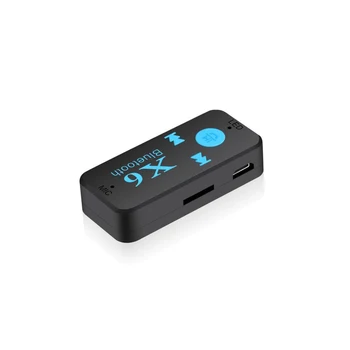 3,5 мм Разъем 4.1 Aux Bluetooth-совместимый Автомобильный Комплект Громкой связи USB Aux Адаптер Аудиоприемника TF Карта A2DP Музыкальный приемник Mp3