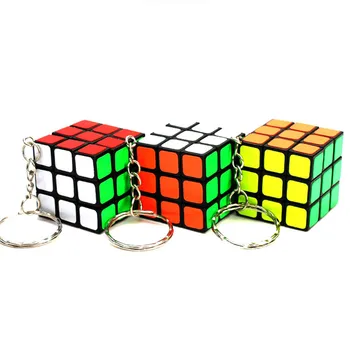 ZCUBE Magic Cube Брелок Профессиональный 3x3x3 Скоростной Кубик-Головоломка Кулон Mini Cubo Magico Игрушки Образование Обучающие Подарки Для Детей