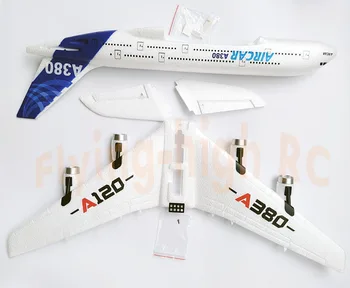 Wltoys XK A120 A380 Запасные Части для Радиоуправляемого Самолета Основная Крышка Корпуса Крыло Плоское Оперение