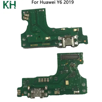 5шт для Huawei Y5 2019 Y6 2019 Y7 2020 Разъем USB-порта для зарядки Плата для зарядки Гибкий кабель