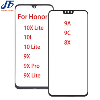 Замена сенсорной панели 10шт для Honor 8X 9A 9C 9X Pro Lite Передняя внешняя стеклянная линза с OCA