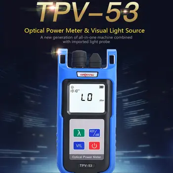 Портативный Измеритель Оптической Мощности Orientek FTTH TPV-53 OPM с Многофункциональным Измерителем Мощности VFL 10 МВт Лазерный Источник Medidor De Potencia